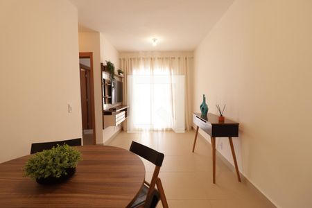 Sala de apartamento para alugar com 2 quartos, 56m² em Residencial Monterrey, Ribeirão Preto