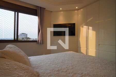 Suíte de apartamento à venda com 3 quartos, 137m² em Jardim São Pedro, Porto Alegre