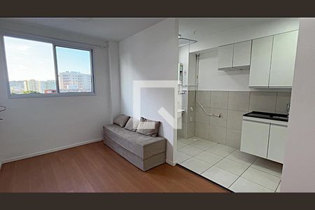 Sala de apartamento para alugar com 1 quarto, 33m² em Todos Os Santos, Rio de Janeiro