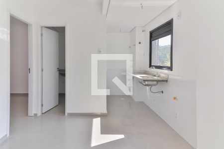 Sala / Cozinha / Area de Serviço de apartamento à venda com 1 quarto, 31m² em Jardim Trussardi, São Paulo