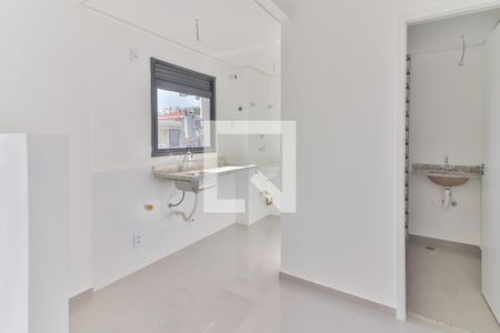 Sala / Cozinha / Lavanderia de apartamento à venda com 1 quarto, 31m² em Jardim Trussardi, São Paulo