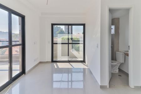 Sala / Cozinha de apartamento à venda com 1 quarto, 74m² em Jardim Trussardi, São Paulo