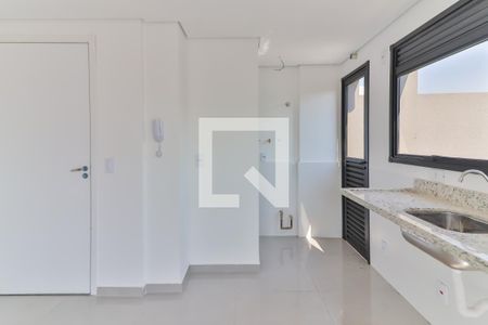 Sala / Cozinha de apartamento à venda com 1 quarto, 74m² em Jardim Trussardi, São Paulo