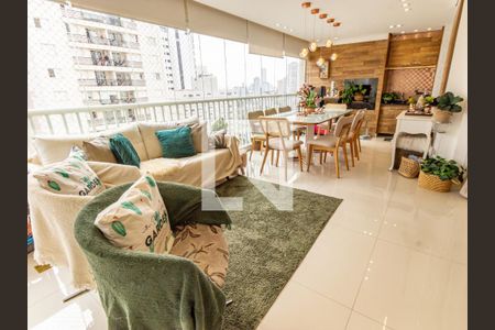 Varanda de apartamento para alugar com 3 quartos, 137m² em Vila Regente Feijó, São Paulo