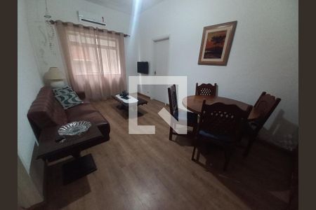 Sala de apartamento para alugar com 2 quartos, 68m² em Itararé, São Vicente