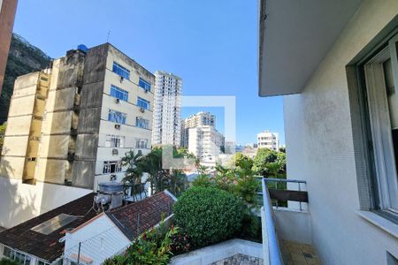 Sacada da Sala de apartamento à venda com 2 quartos, 60m² em Botafogo, Rio de Janeiro