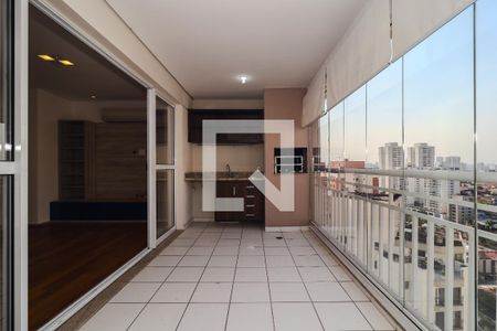 Varanda da Sala de apartamento à venda com 3 quartos, 96m² em Jardim Caboré, São Paulo