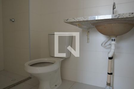 Banheiro da Suíte de kitnet/studio à venda com 1 quarto, 25m² em Pinheiros, São Paulo