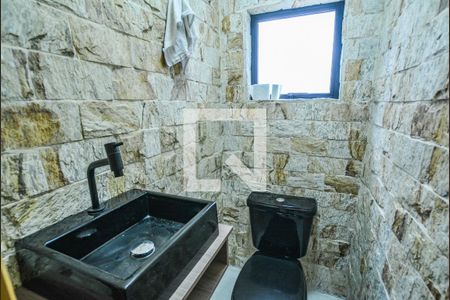 Lavabo de casa à venda com 3 quartos, 220m² em Vila Scarpelli, Santo André