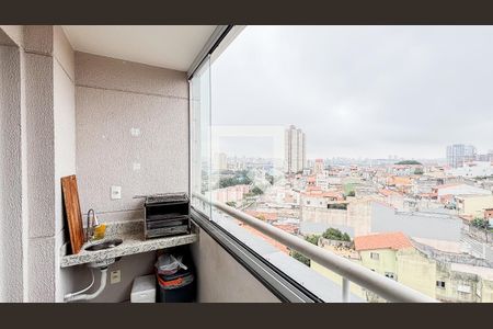 Varanda Sala - Sala de Jantar de apartamento à venda com 2 quartos, 70m² em Vila Humaitá, Santo André