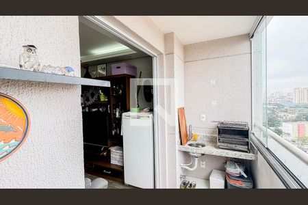 Varanda Sala - Sala de Jantar de apartamento à venda com 2 quartos, 70m² em Vila Humaitá, Santo André