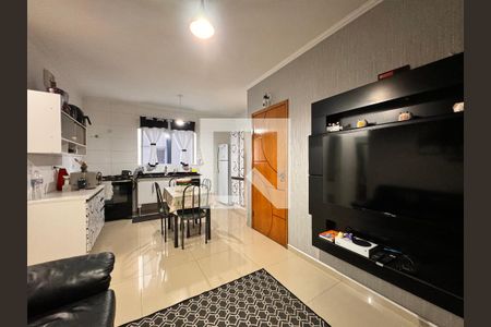 Sala de apartamento à venda com 2 quartos, 58m² em Vila Curuçá, Santo André