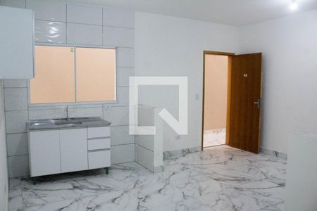 Sala/Cozinha de apartamento para alugar com 1 quarto, 38m² em Jardim das Belezas, Carapicuíba