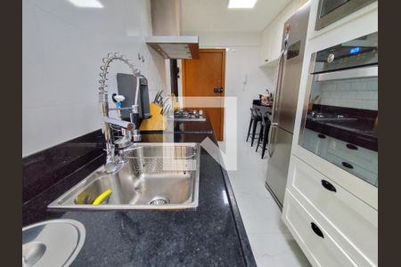 Cozinha de apartamento à venda com 3 quartos, 180m² em Santo Antônio, Belo Horizonte