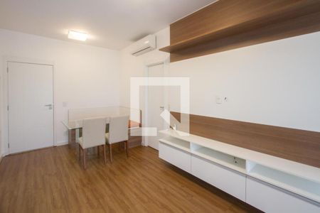 Sala de apartamento para alugar com 1 quarto, 53m² em Santo Amaro, São Paulo