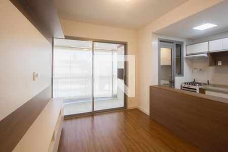 Sala de apartamento para alugar com 1 quarto, 53m² em Santo Amaro, São Paulo