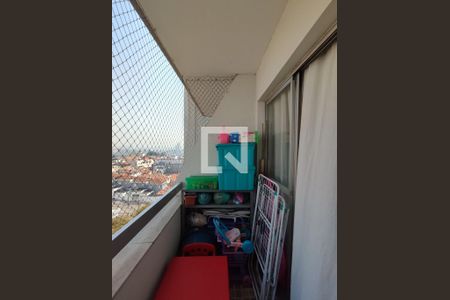 Varanda Sala de apartamento à venda com 3 quartos, 72m² em Vila Laís, São Paulo