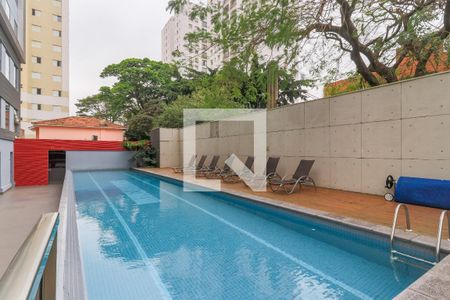 Área comum - Piscina de apartamento para alugar com 1 quarto, 74m² em Santo Amaro, São Paulo