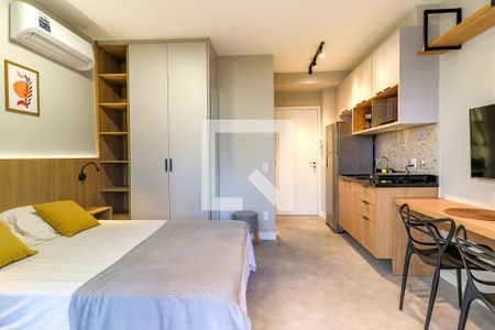 Sala/Quarto de kitnet/studio à venda com 1 quarto, 25m² em Jardim das Acacias, São Paulo