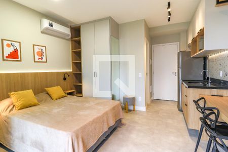 Sala/Quarto de kitnet/studio à venda com 1 quarto, 25m² em Jardim das Acacias, São Paulo