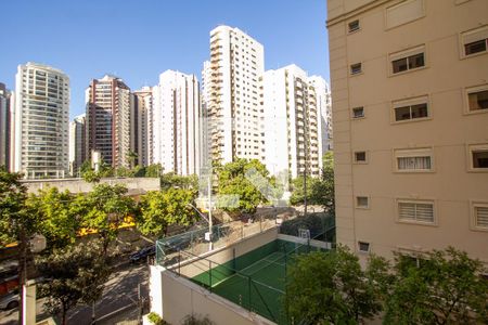 Vista Varanda Sala de apartamento à venda com 1 quarto, 42m² em Indianópolis, São Paulo