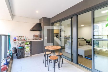 Varanda Gourmet de apartamento à venda com 2 quartos, 96m² em Jardim das Acacias, São Paulo