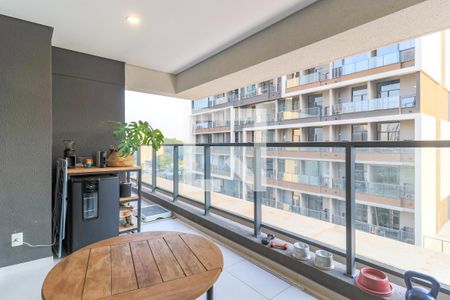 Varanda Gourmet de apartamento à venda com 2 quartos, 96m² em Jardim das Acacias, São Paulo