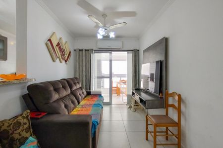 Sala de apartamento para alugar com 1 quarto, 63m² em Aviação, Praia Grande