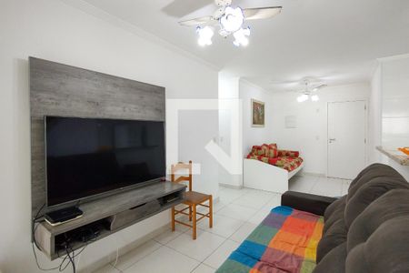 Sala de apartamento para alugar com 1 quarto, 63m² em Aviação, Praia Grande