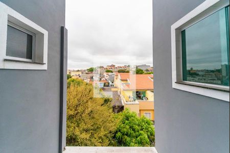 Vista da Sala de apartamento à venda com 2 quartos, 56m² em Vila Curuçá, Santo André