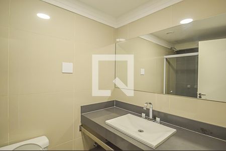 Banheiro de apartamento para alugar com 1 quarto, 33m² em Chácara Inglesa , São Bernardo do Campo