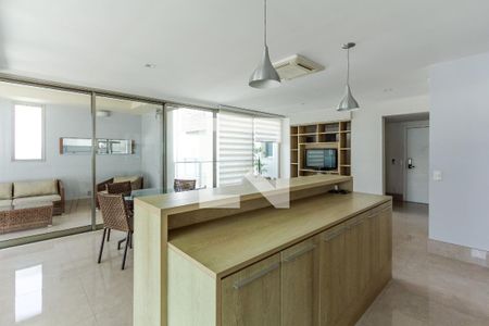 Sala/Cozinha de apartamento para alugar com 2 quartos, 159m² em Itaim Bibi, São Paulo