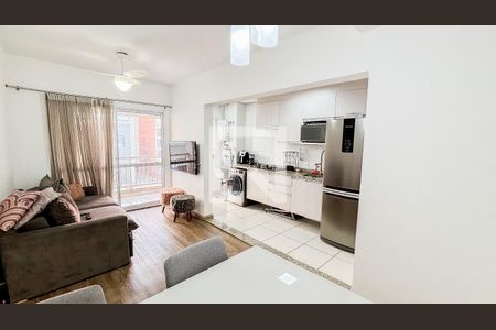 Sala - Sala de Jantar de apartamento à venda com 2 quartos, 57m² em Vila Homero Thon, Santo André