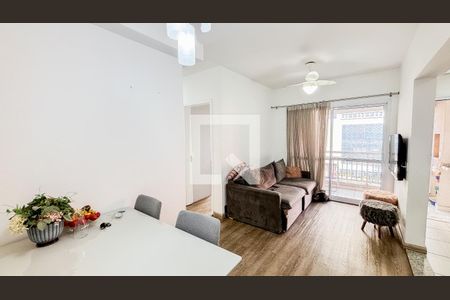 Sala - Sala de Jantar de apartamento à venda com 2 quartos, 57m² em Vila Homero Thon, Santo André