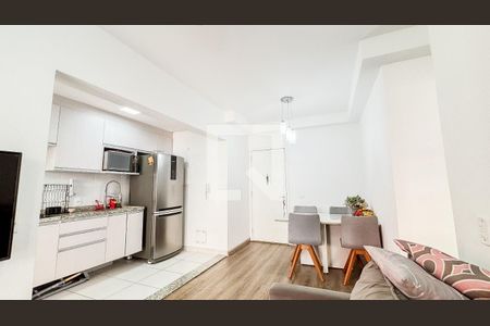 Sala - Sala de Jantar de apartamento à venda com 2 quartos, 57m² em Vila Homero Thon, Santo André