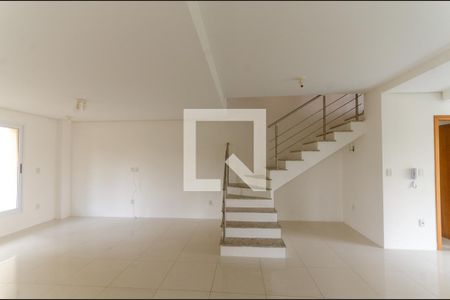 Detalhe Sala  de casa de condomínio para alugar com 3 quartos, 149m² em Guarujá, Porto Alegre