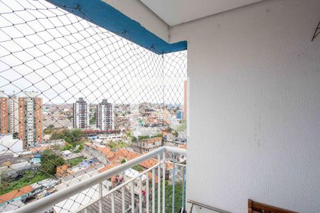 Varanda da Sala de apartamento à venda com 3 quartos, 56m² em Centro, Diadema