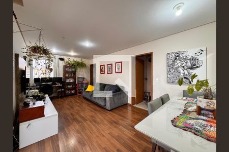 Sala de apartamento à venda com 3 quartos, 98m² em Campestre, Santo André