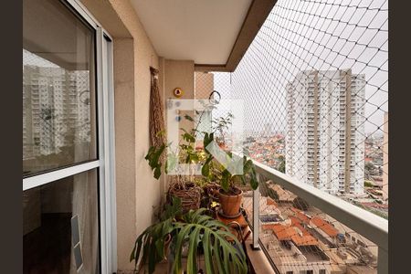 Sacada de apartamento à venda com 3 quartos, 98m² em Campestre, Santo André