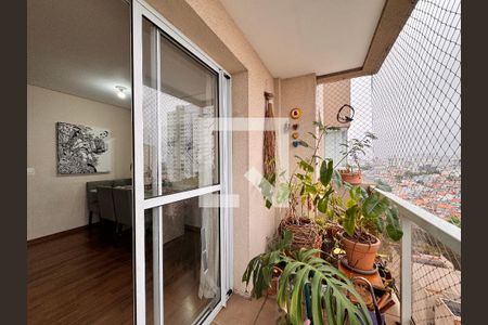 Sacada de apartamento à venda com 3 quartos, 98m² em Campestre, Santo André