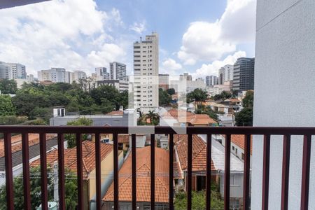 Varanda da Sala de apartamento à venda com 1 quarto, 34m² em Vila Mariana, São Paulo