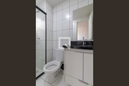 Studio Banheiro de apartamento à venda com 1 quarto, 26m² em Vila Ré, São Paulo