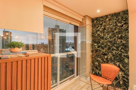 Varanda da Sala de apartamento à venda com 2 quartos, 69m² em Brooklin Paulista, São Paulo