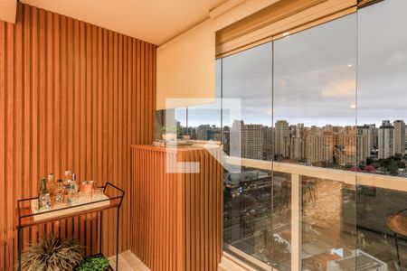 Varanda da Sala de apartamento à venda com 2 quartos, 69m² em Brooklin Paulista, São Paulo