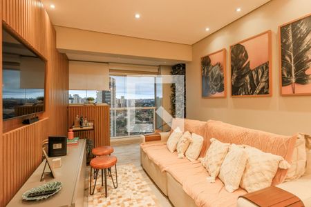 Sala de apartamento à venda com 2 quartos, 69m² em Brooklin Paulista, São Paulo