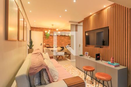 Sala de apartamento à venda com 2 quartos, 69m² em Brooklin Paulista, São Paulo