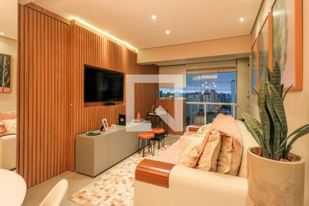 Sala de apartamento à venda com 2 quartos, 69m² em Brooklin Paulista, São Paulo