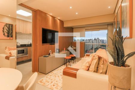 Sala de apartamento à venda com 2 quartos, 69m² em Brooklin Paulista, São Paulo