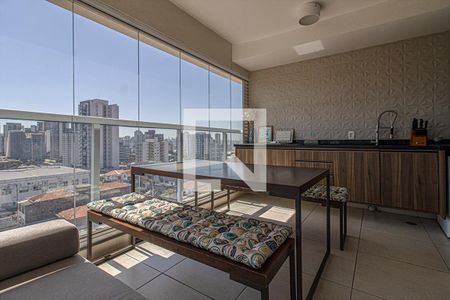 Sacada /Área serviço/Grill de apartamento à venda com 2 quartos, 65m² em Vila Dom Pedro I, São Paulo