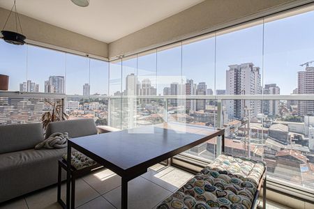 Sacada /Área serviço/Grill de apartamento à venda com 2 quartos, 65m² em Vila Dom Pedro I, São Paulo